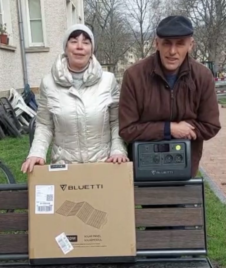 Power station for a family in Mykolaiv