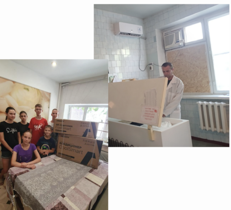 Cool Relief for Care and Life in Kherson Region